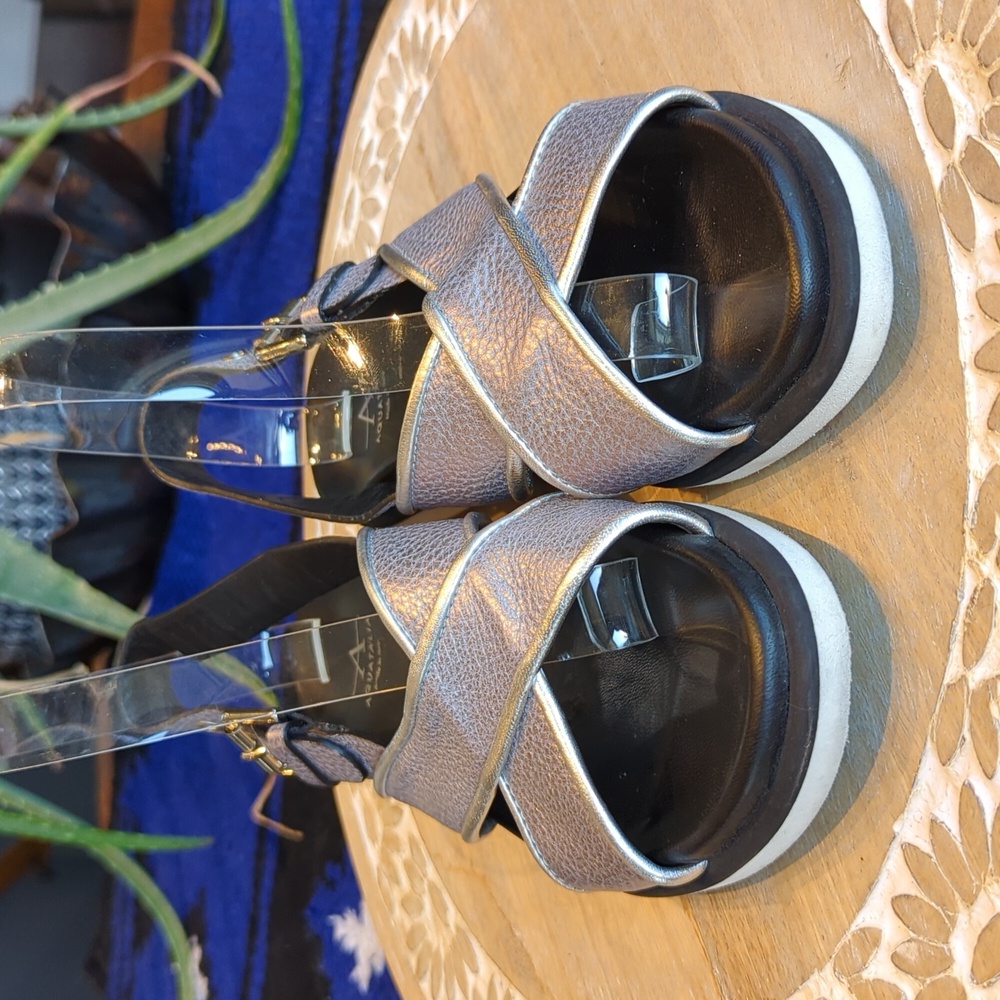 Aquatalia Eloise criss cross sling back sandals 6.5 - Picture 2 of 9